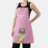 Grappige Eend Meme – “Welkom in Mijn Huis” Schatti Schort (Insitu)