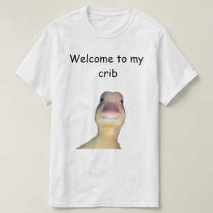 Grappige Eend Meme – “Welkom in Mijn Huis” Schatti T-shirt