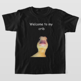 Grappige Eend Meme – “Welkom in Mijn Huis” Schatti T-shirt