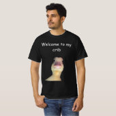Grappige Eend Meme – “Welkom in Mijn Huis” Schatti T-shirt (Voorkant volledig)