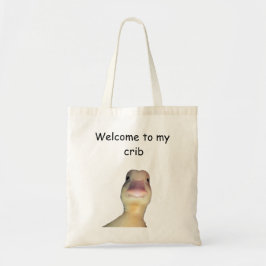 Grappige Eend Meme – “Welkom in Mijn Huis” Schatti Tote Bag
