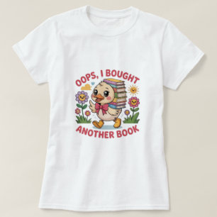 Grappige Eend met Boeken – Cadeau voor Boekliefheb T-shirt