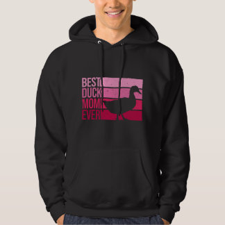 Grappige Eend Moeder Kunst Voor Vrouwen Meisjes Mo Hoodie