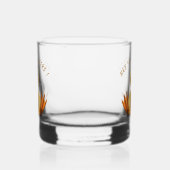 Grappige Eend Moedigt Vangende Tekst Aan Whisky Glas (Rechts)