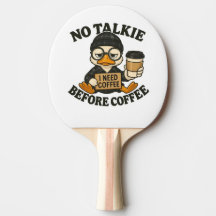 Grappige Eend Niet Praten Voor Koffie Schattige Ko