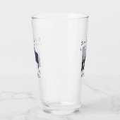 Grappige Eend Piano Speler Burt Quackarach Kunstwe Glas (Links)