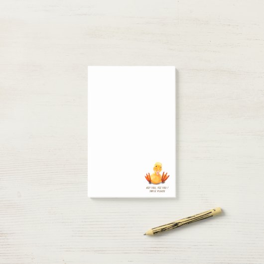 Grappige Eend Post-it-briefjes Post-it® Notes (Op bureau)