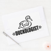 Grappige Eend Rechthoekige Sticker (Envelop)