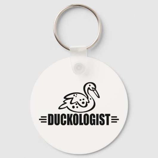 Grappige Eend Sleutelhanger (Voorkant)