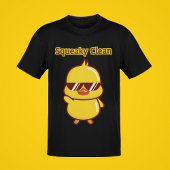 Grappige eend Squeaky Clean Animal Print Comedy Ma T-shirt