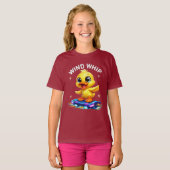 grappige eend t-shirt (Voorkant volledig)