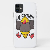 Grappige Eend Tape Case-Mate iPhone Case (Achterkant)