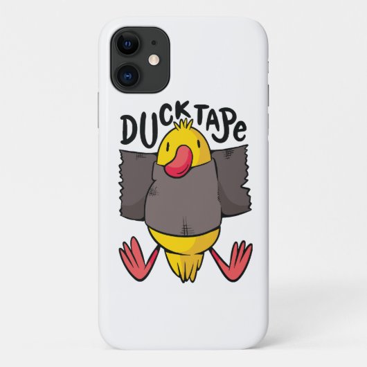 Grappige Eend Tape Case-Mate iPhone Case (Achterkant)