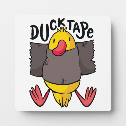 Grappige Eend Tape Fotoplaat (Voorkant)