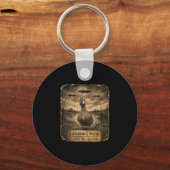 Grappige eend ufo bewijs foto alien humor sleutelhanger (Voorkant)
