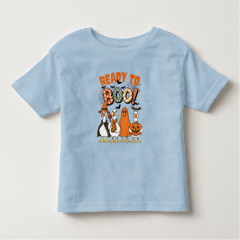 Grappige eenden klaar om Halloween te boeken Kinder Shirts