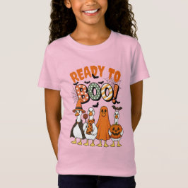 Grappige eenden klaar om Halloween te boeken T-shirt