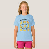Grappige eenden sarcastisch t-shirt (Voorkant volledig)