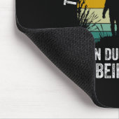 Grappige eendenjacht met papa hond ontwerp voor ee muismat (Hoek)