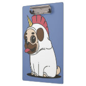 Grappige Eenhoorn - Doggycorn Klembord (Links)