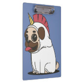 Grappige Eenhoorn - Doggycorn Klembord (Rechts)