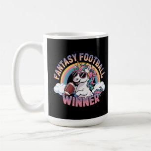 Grappige Eenhoorn Fantasy Football Winnaar 2025 St Koffiemok