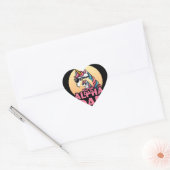 Grappige Eenhoorn Vader Laufey Mannen Vaderdag Ker Hart Sticker (Envelop)