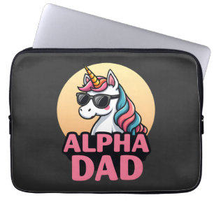 Grappige Eenhoorn Vader Laufey Mannen Vaderdag Ker Laptop Sleeve