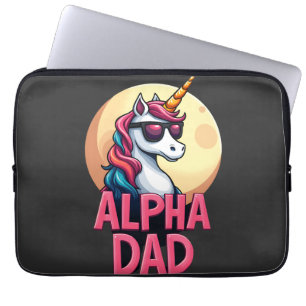 Grappige Eenhoorn Vader Laufey Mannen Vaderdag Ker Laptop Sleeve