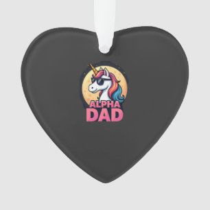 Grappige Eenhoorn Vader Laufey Mannen Vaderdag Ker Ornament