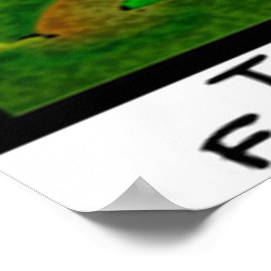 Grappige eenhoorn vader/zoon poster over de band (Hoek)