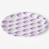 Grappige eenhoorn verjaardag papieren bordje (Gekanteld)