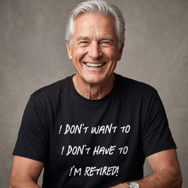 Grappige Eenvoudige Pensioen Opa T-shirt