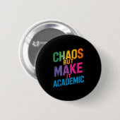 Grappige eerste dag van schoolleraren Gen Z Ronde Button 5,7 Cm (Voorkant /achterkant)
