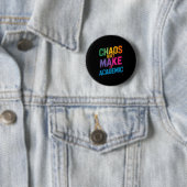 Grappige eerste dag van schoolleraren Gen Z Ronde Button 5,7 Cm (In situ)