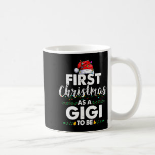 Grappige eerste kerst als een Gigi om nieuwe Gigi  Koffiemok