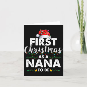 Grappige eerste kerst als Nana om nieuwe Nana Xma Kaart
