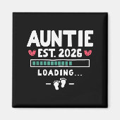 Grappige eerste tante baby aankondiging - Tante E Magneet (Voorkant)