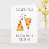 Grappige eerste trouwkaart kaart (Gele Bloem)