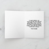 Grappige eerste trouwkaart kaart (Binnen)