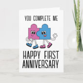 Grappige eerste trouwkaart kaart (Voorkant)