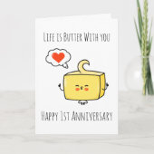 Grappige eerste trouwkaart kaart (Voorkant)