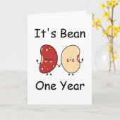 Grappige eerste trouwkaart kaart (Gele Bloem)