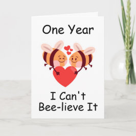 Grappige eerste trouwkaart kaart