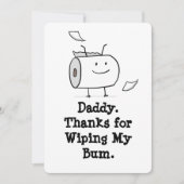 Grappige eerste Vaderdag Kaart uit Baby (Voorkant)