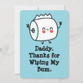 Grappige eerste Vaderdag Kaart uit Baby (Voorkant)