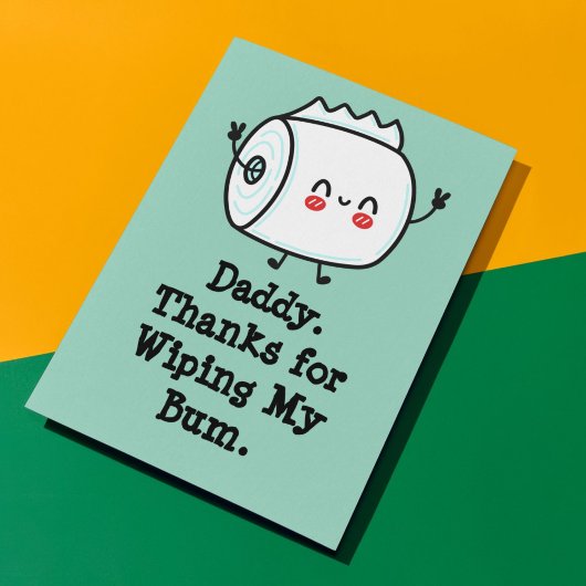 Grappige eerste Vaderdag Kaart uit Baby