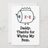 Grappige eerste Vaderdag Kaart uit Baby (Voorkant)