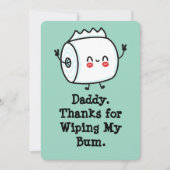 Grappige eerste Vaderdag Kaart uit Baby (Voorkant)