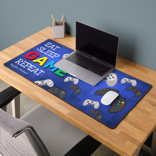 Grappige Eet, Slaap, Game, Herhaal Gamer  Bureaumat (Kantoor 2)